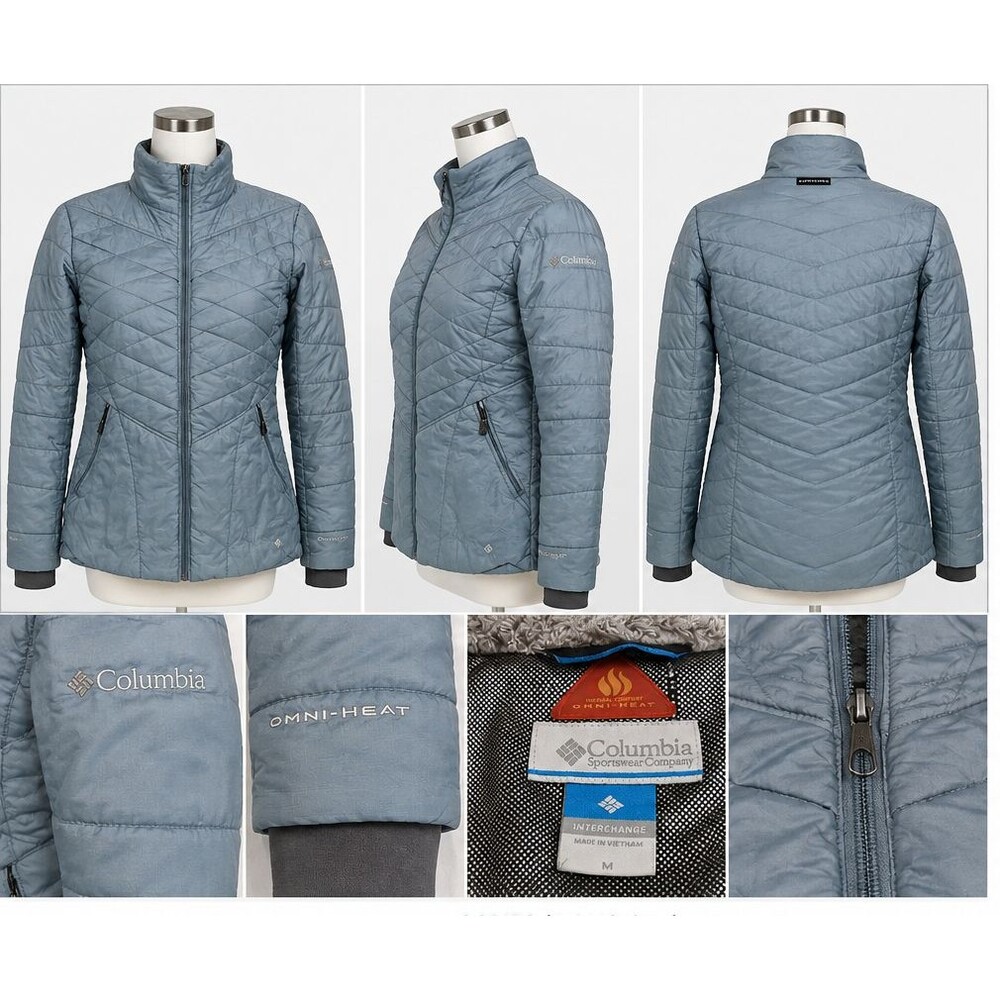 Columbia Kaleidoscope II Womens M Omni Heat Interchange Puffer Jacket Blue